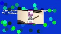 Lean Customer Development: Building Products Your Customers Will Buy Complete