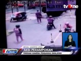 Aksi Perampokan Uang Rp 411 Juta Terekam CCTV