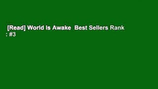 [Read] World Is Awake  Best Sellers Rank : #3