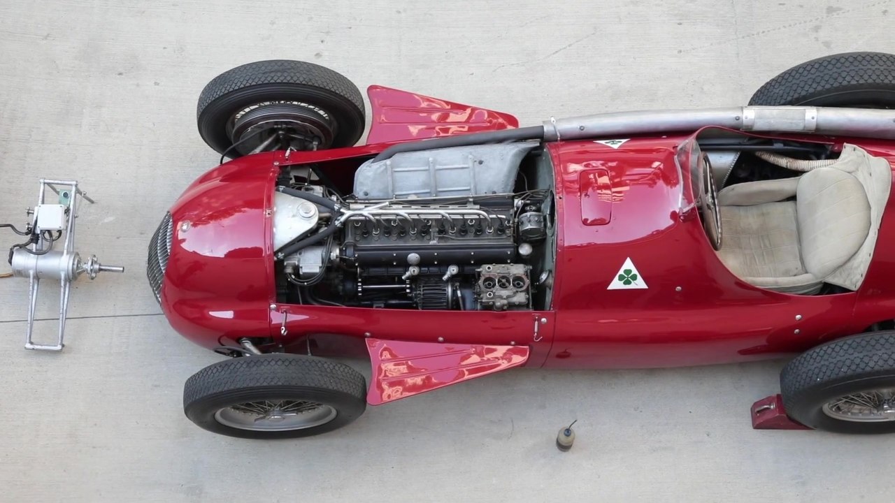 Alfa Romeo Gp Tipo 159 Alfetta At F1 British Gp Alfetta Departure From Museo Storico Alfa