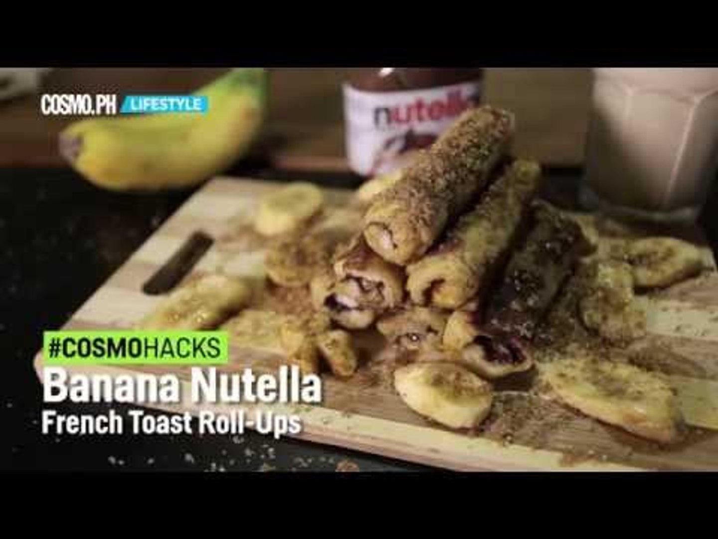 Banana Nutella French Toast Roll Ups Video Dailymotion