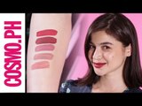 Anne Curtis Swatches Her Favorite BLK Cosmetics Lipsticks