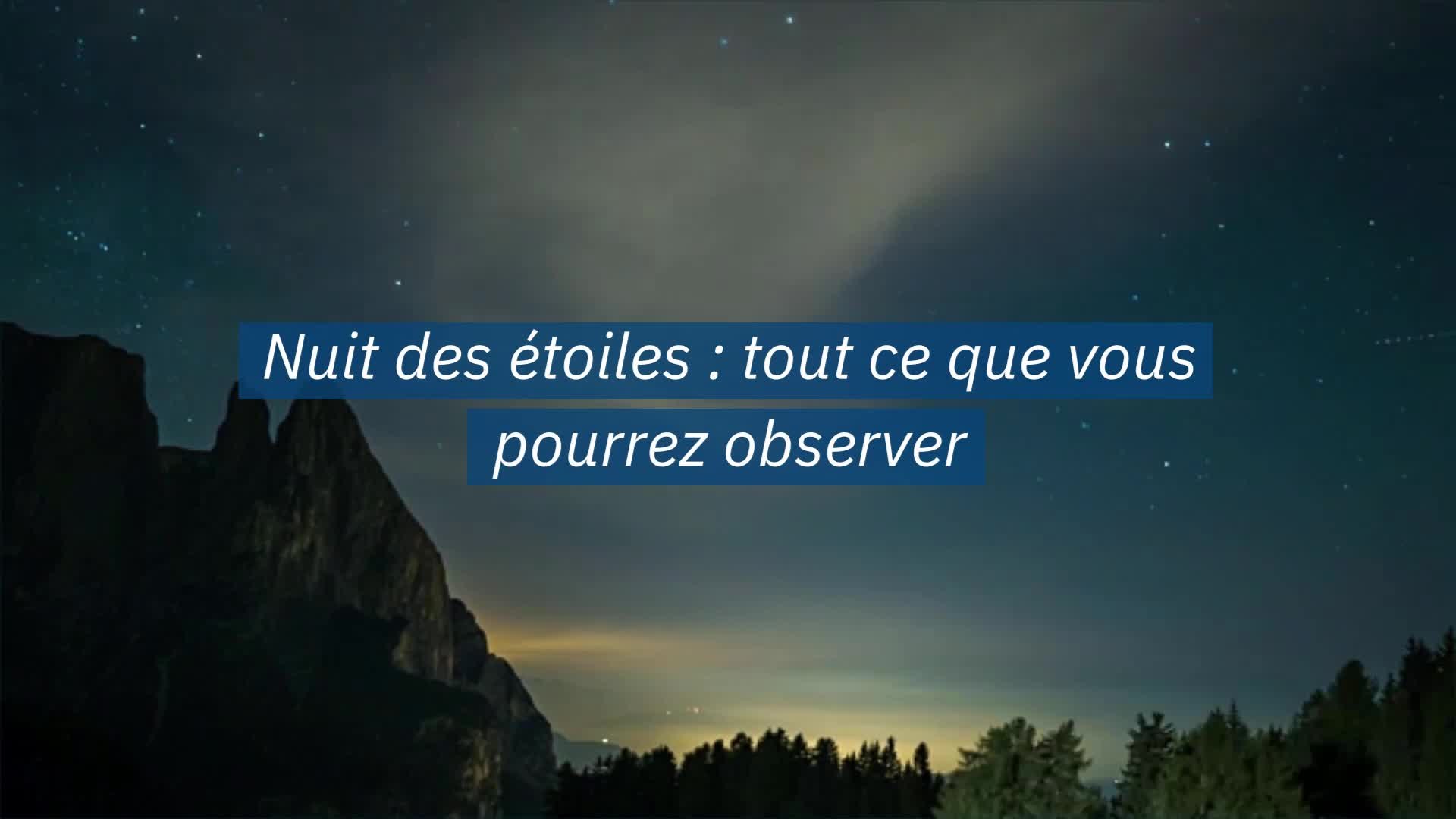Nuit Des étoiles Tout Ce Que Vous Pourrez Observer