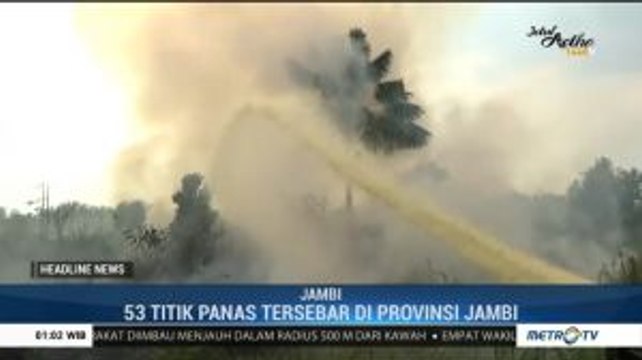 53 Titik Panas di Jambi Terdeteksi BMKG