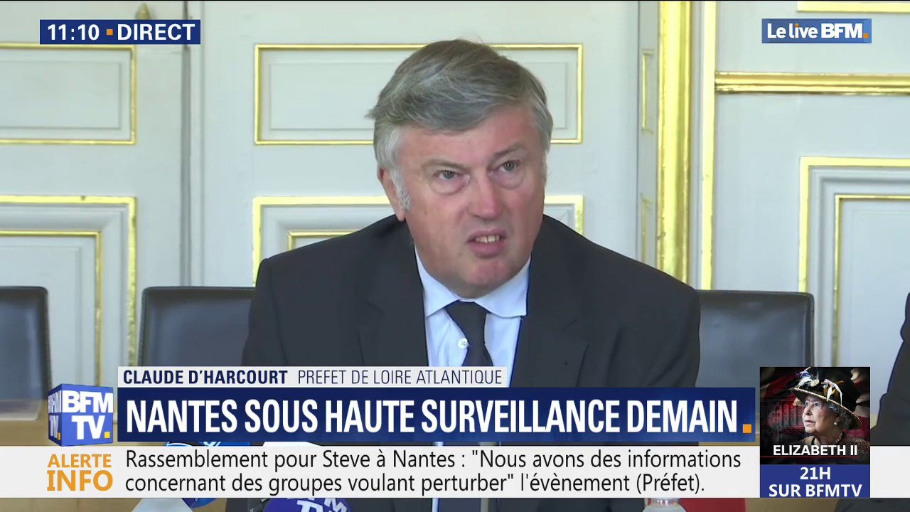 Rassemblement pour Steve: le préfet de Loire-Atlantique évoque "des groupes activistes voulant en découdre"