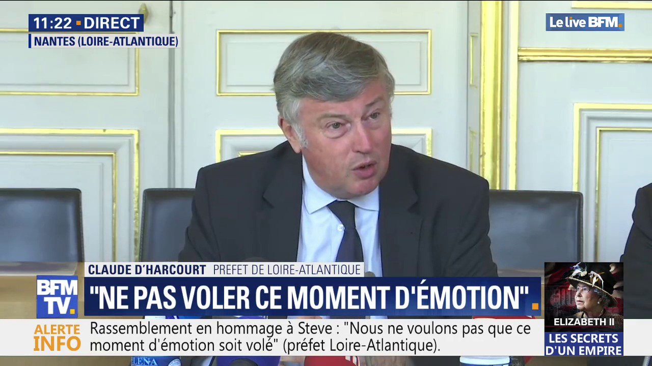 Rassemblement pour Steve: le préfet de Loire-Atlantique "ne veut pas que l'on vote à qui que ce soit ce moment d'émotion"