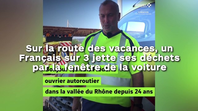 Sur la route des vacances, un Français sur 3 jette ses déchets par la fenêtre de la voiture !