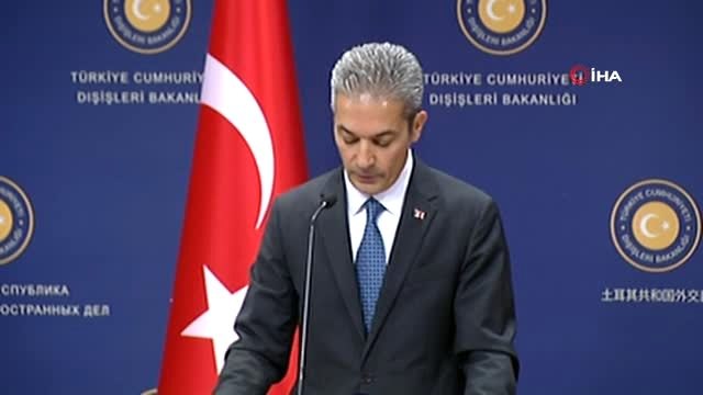 Dışişleri Bakanlığı Sözcüsü Hami Aksoy: Suriye'de yeni insani trajedi yaşanmasını istemiyoruz