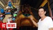King of Hades effigy on display ahead of Hungry Ghost Festival