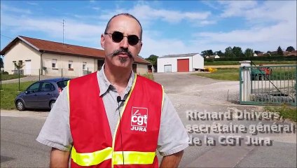 Richard Dhivers, secrétaire général de la CGT