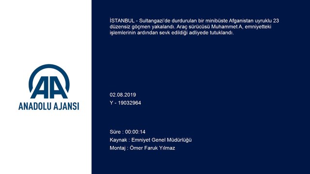 Düzensiz göçmen operasyonu - İSTANBUL