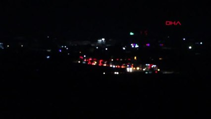 MARDİN Irak'tan Suriye'ye giren ABD konvoyu Nusaybin'den görüldü