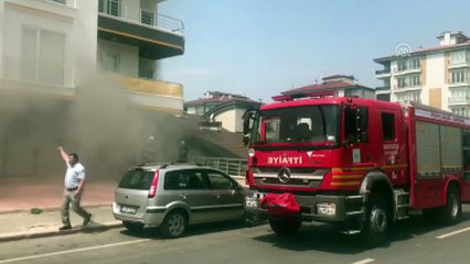 Aksaray'da markette yangın