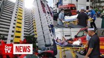 Eight injured after housing project’s lift plummets five floors