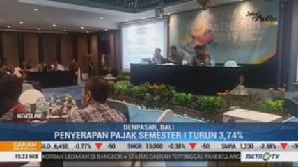 Penerimaan Pajak Semester 1 Turun 3,74 %