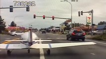 Small plane lands on road in Washington state