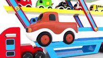 Learn Colors with Toy Street Vehicles and Preschool Toy Train - Educational Videos