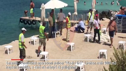 Report TV -Anti informaliteti 'spastron' zaptuesit e plazhit në Ksamil