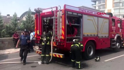 AKSARAY Marketteki yangında dumandan etkilenen 5 kişi, hastanelik oldu