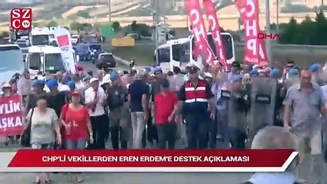 CHP’li vekillerden Eren Erdem’e destek
