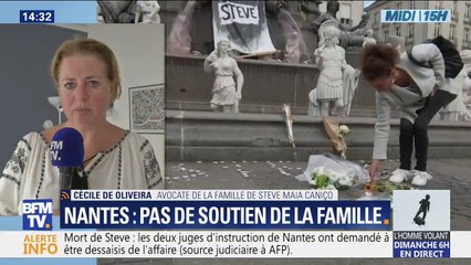 La famille de Steve "ne sera pas présente à l'occasion des rassemblements", selon son avocate