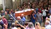 Spanish survivors of 'near-death experiences' parade in coffins