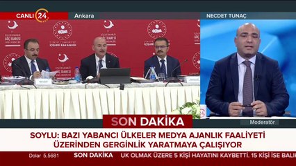 İçişleri Bakanı Soylu konuştu