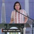 Sara Duterte: 'True martial law' is when military takes over courts, gov't