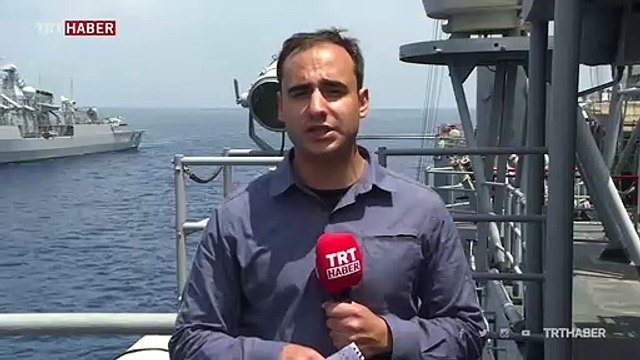 TRT ekibi Akdeniz Kalkanı Harekatı'na katıldı