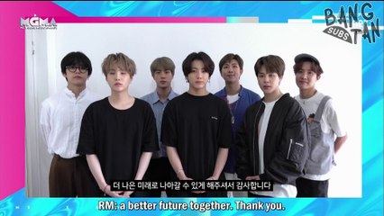 [ENG] 190801 MGMA - BTS Wins Global Popularity Award