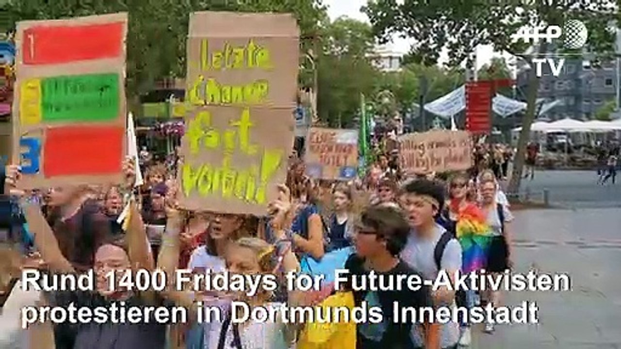 Trotz Schulferien: Fridays for Future-Demo in Dortmund