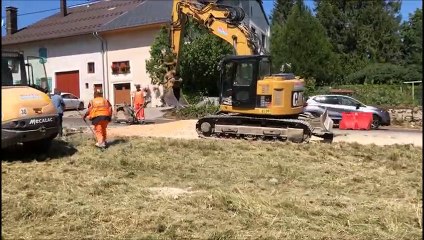 Travaux d'assainissement Lac-des-Rouges-Truites