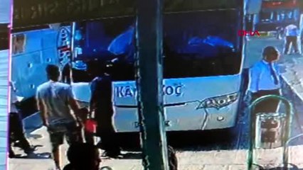 BALIKESİR OTOBÜS EDREMİT OTOGARINDAN YOLA ÇIKMADAN ÖNCE BÖYLE GÖRÜNTÜLENDİ