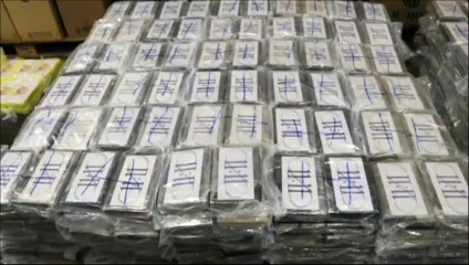 Incautan récord de cocaína en Alemania en contenedor procedente de Uruguay