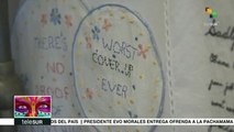 EEUU: artista crea proyecto de bordados con frases de Donald Trump