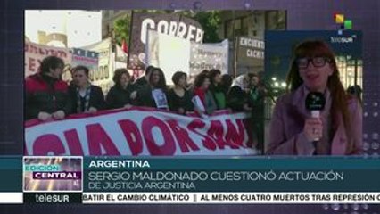 Argentina: realizan acto por 2 años de la muerte de Santiago Maldonado