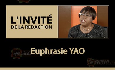 L'invité de la rédaction : Euphrasie Yao Conseillère spéciale du PR chargée  du Genre, Titulaire de la Chaire Unesco