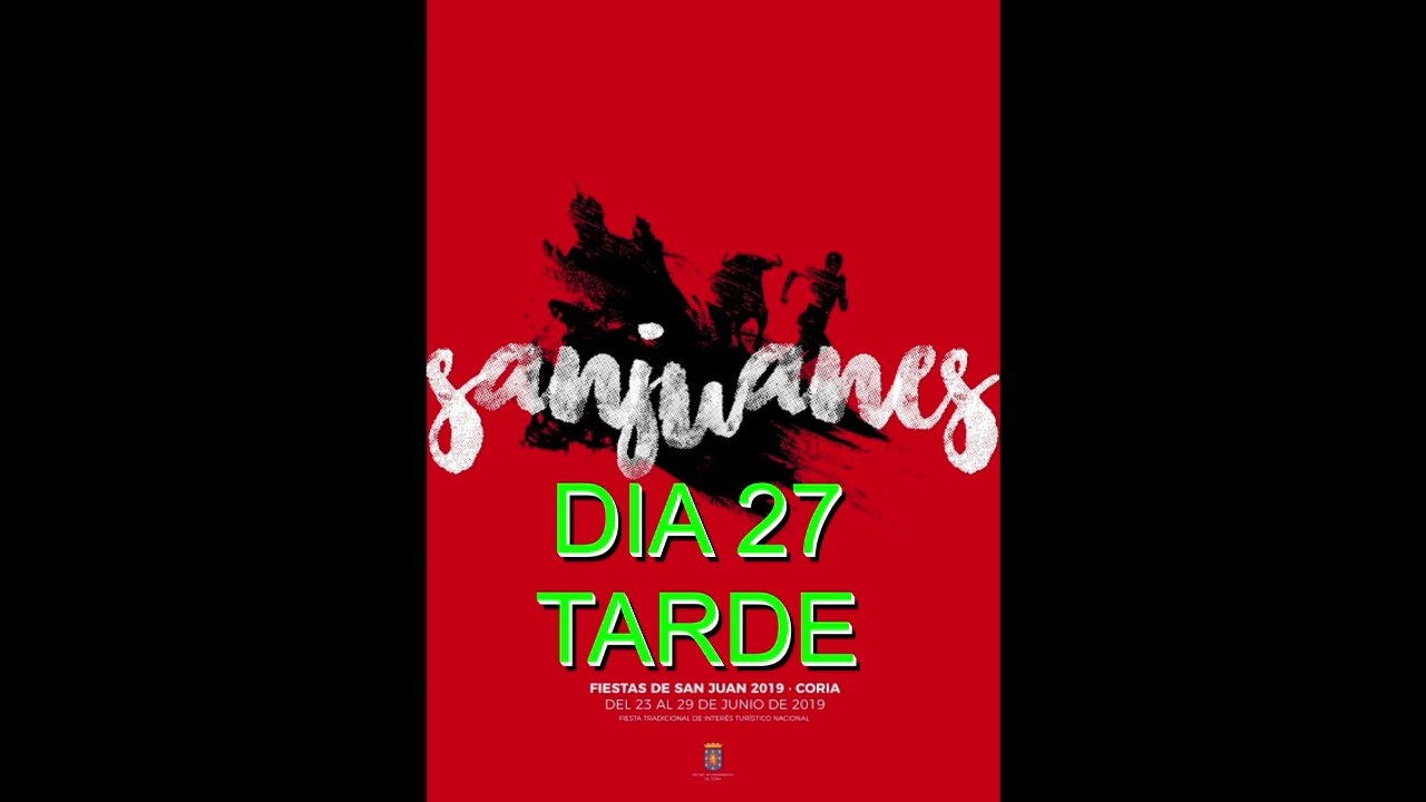 SAN JUAN 2019 CORIA ENCIERRO Y TORO 27 TARDE