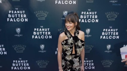 Dakota Johnson attends the Peanut Butter Falcon Premiere