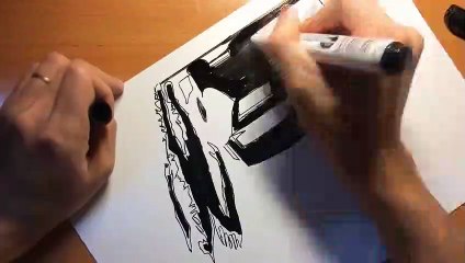 Dessin 3D de Fast and Furious 9 - Hobbs and Shaw