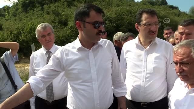 Çevre ve Şehircilik Bakanı Kurum, incelemelerde bulundu