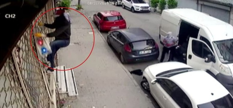 Sultangazi'de 200 bin liralık pantolon hırsızlığı kamerada