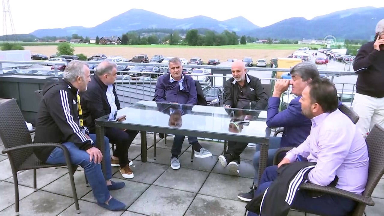Şenol Güneş, Beşiktaş'ın hazırlık maçını izledi - SALZBURG