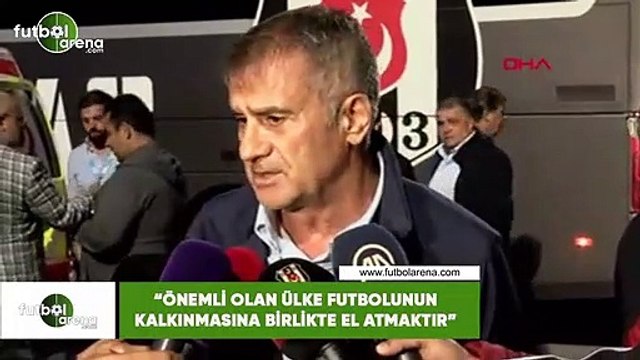 Şenol Güneş: Önemli olan ülke futbolnun gelişmesine birlikte el atmaktır