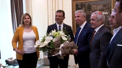 Mansur Yavaş’tan Ekrem İmamoğlu’na ziyaret