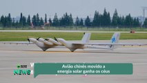 Avião chinês movido a energia solar ganha os céus