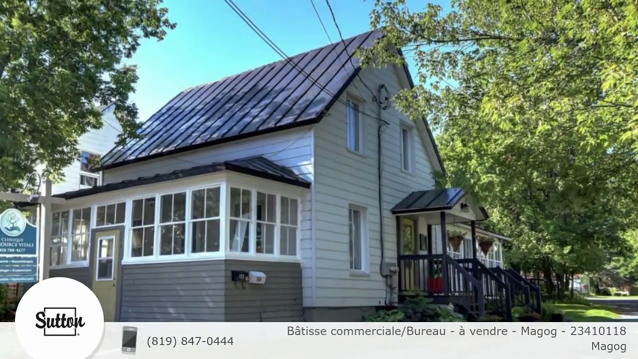 Bâtisse commerciale/Bureau - à vendre - Magog - 23410118