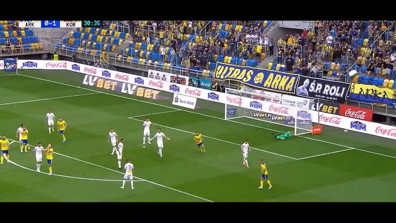 Arka vs Korona 1-1 Skrót & Bramki (2019)
