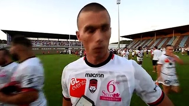 Interview Ethan Dumortier (LOU) après LOU-FCG à Bourgoin-Jallieu