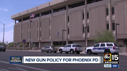Phoenix police to implement policy tracking when an officer points a gun at someone